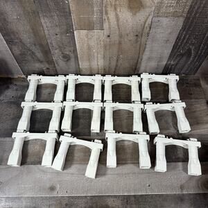 Fisher Price GeoTrax Risers Bridge Elevation Train Track Supports - Lot of 12